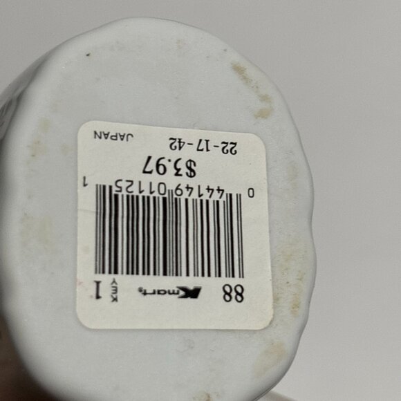 Vtg NWT Porcelain Christmas Bud Vase Basket Set Miniature Santa Sled 2 Piece Box - Picture 13 of 16